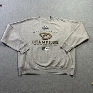 Vintage 2001 Arizona Diamondbacks World Series Champions Crewneck Sweatshirt‎ XL